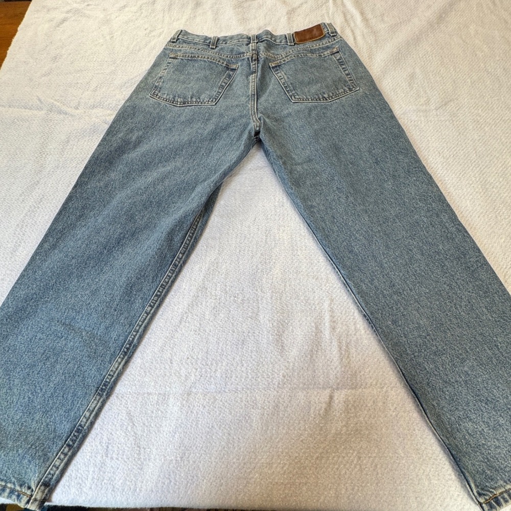 Calvin Klein Jeans Mens 36 Easy‎ Fit Light Wash Blue Denim Cotton Pants
